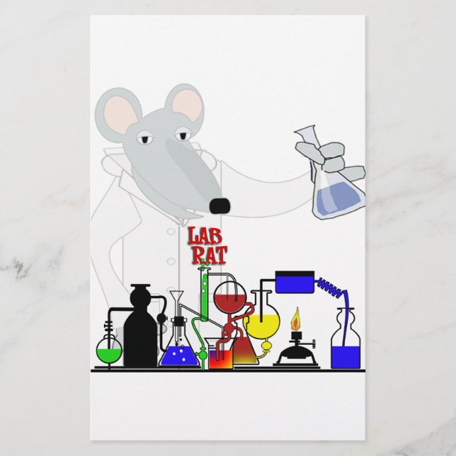 PAPELERÍA QUÍMICA LAB RAT (Anverso)