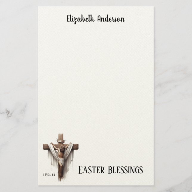 Papelería Radiant Hope at the Cross (Anverso)