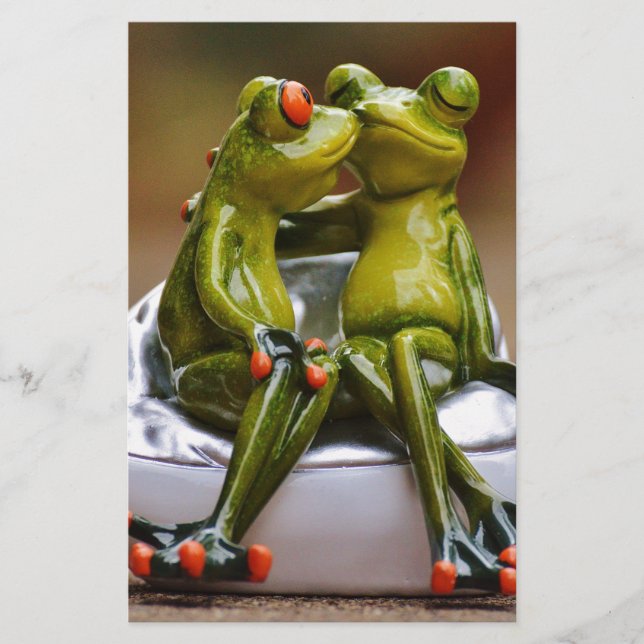 Papelería Ranas felices (Anverso)