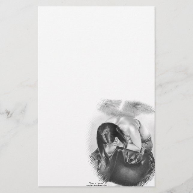 Papelería Rasgones en efectos de escritorio del cielo (Anverso)