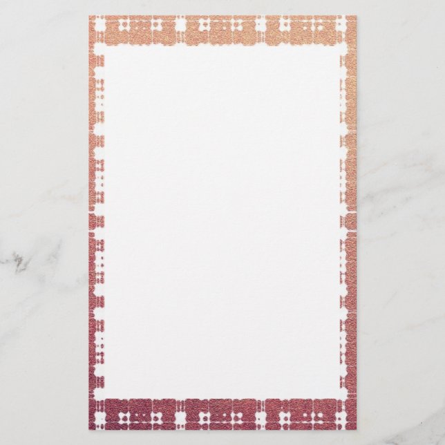 Papelería Raspberry Pink Rubor moderno en relieve Ombra en r (Anverso)