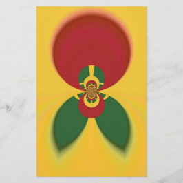 Papelería Rasta Colores Resumen Arte Imprimir