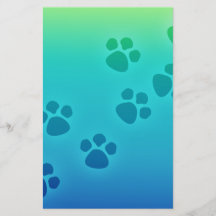 Rastros de animales de impresión de trazos de traz