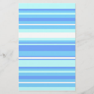 Papelería Rayas azul cielo