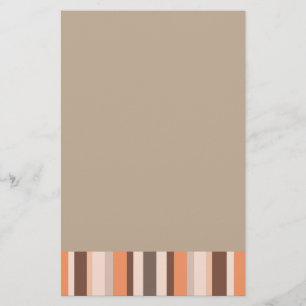 Papelería Rayas del melón de la vainilla