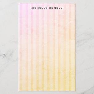 Papelería Rayas Modernas Minimalista Profesional Sencillo
