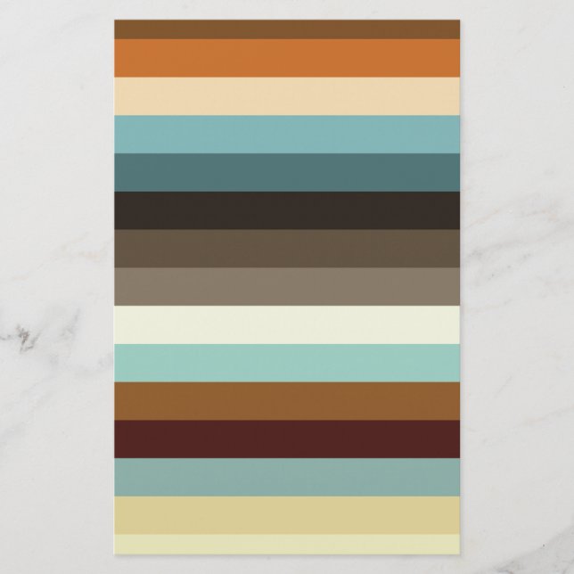 Papelería Rayas retro (Anverso)