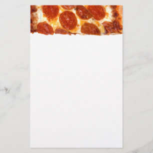 Papelería Rebanada de pizza de pepperoni clásica de Slippery