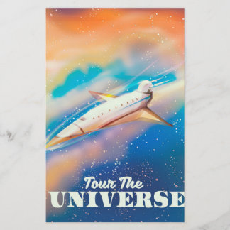 Papelería Recorre la nave espacial del Universo