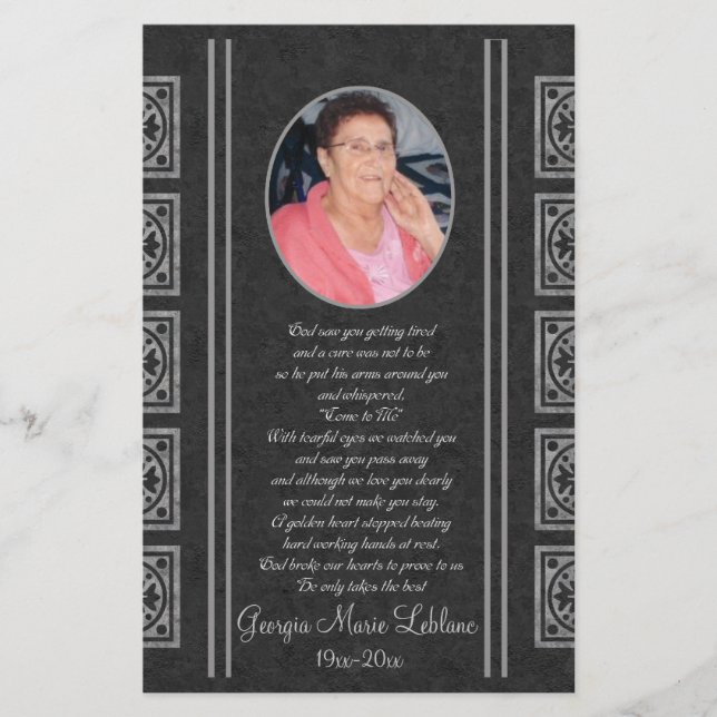 Papelería Recuerdos conmemorativos de encargo (Anverso)