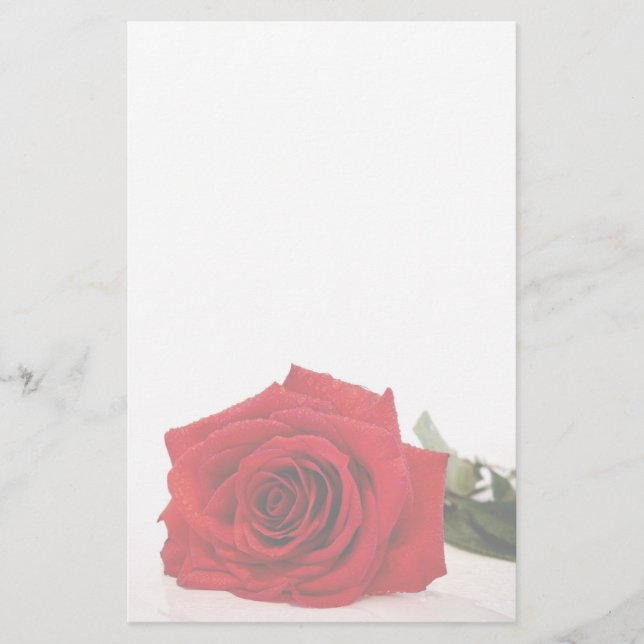 Papelería Red Rose Stationery (Anverso)