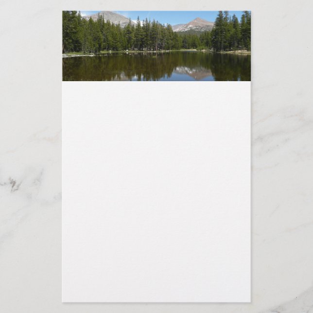 Papelería Reflejo del lago Yosemite (Anverso)