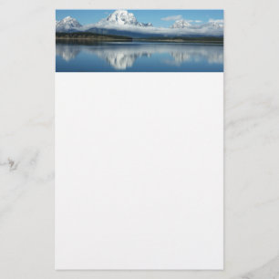 Papelería Reflejo del Monte Moran en Grand Teton