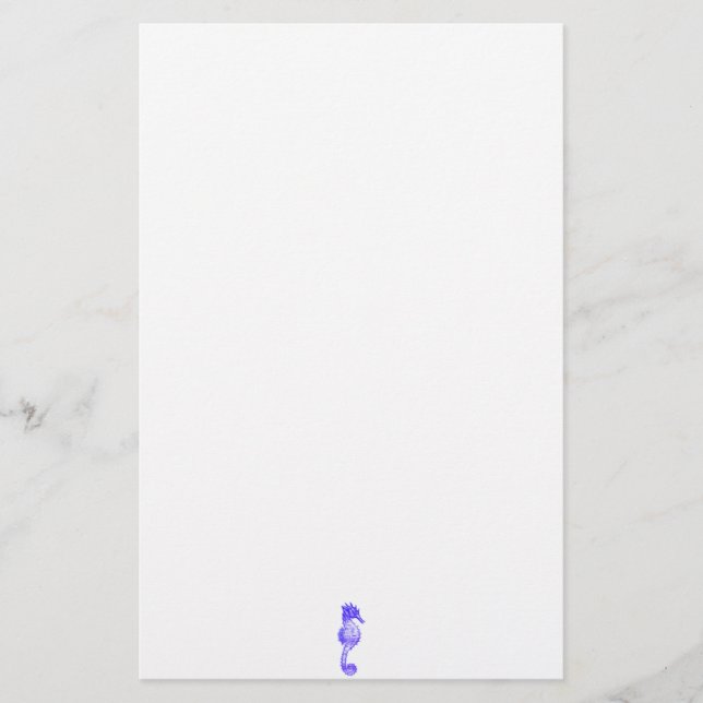 Papelería Regalo de animales marinos de caballo de mar (Anverso)