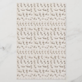 Papelería Regalo de Navidades de idiomas de Rótulo ASL de ép