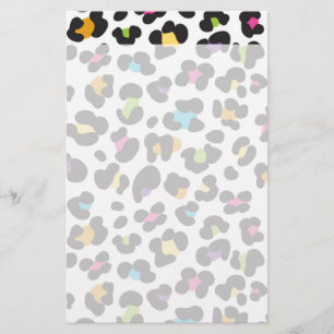 Papelería Regalos coloridos del estampado leopardo del