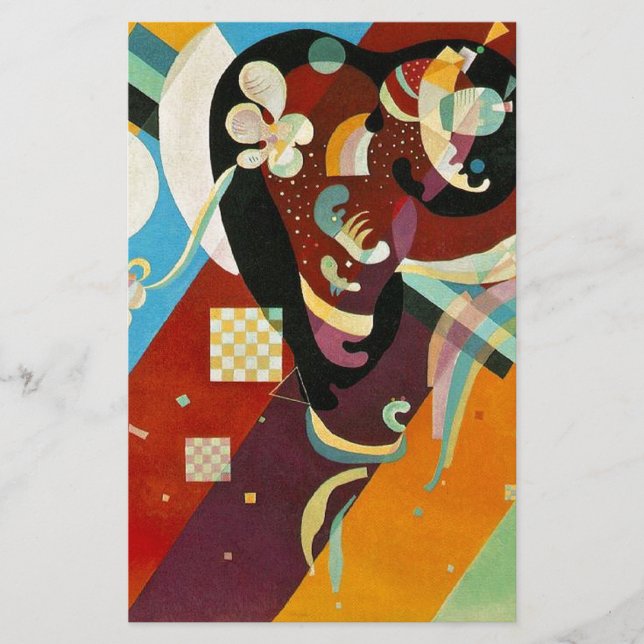 Papelería Resumen de Kandinsky Composición IX (Anverso)