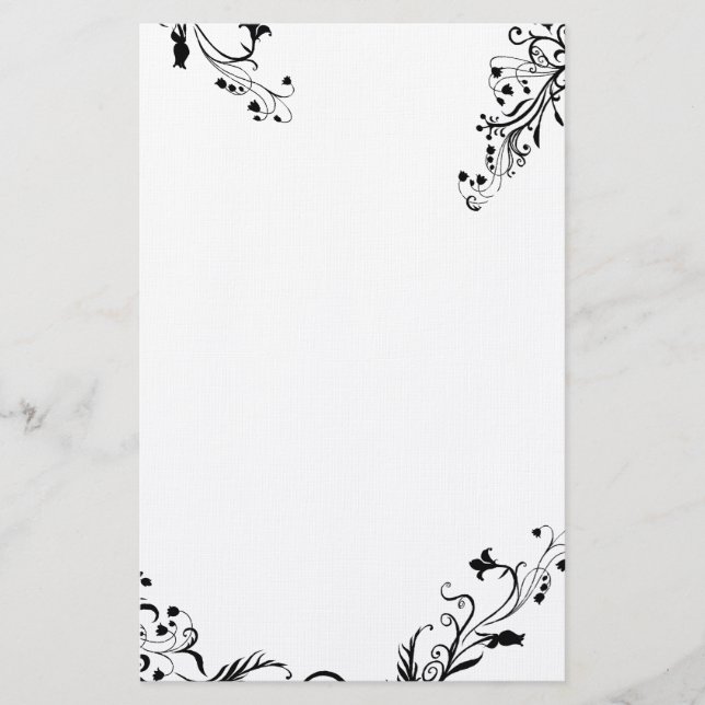Papelería Resumen de la estación de veneración floral de col (Anverso)