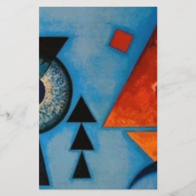 Papelería Resumen duro suave de Kandinsky (Anverso)