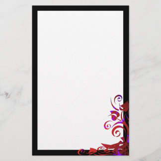 Papelería Resumen Gótico Bouquet Stationery