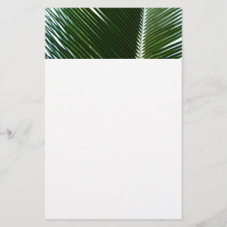 Papelería Resumen verde tropical de palmeras que se abruman