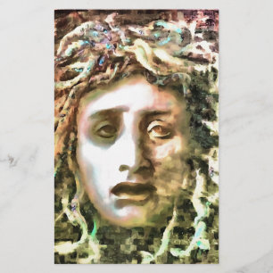 Papelería Retrato de Medusa de un Gorgón