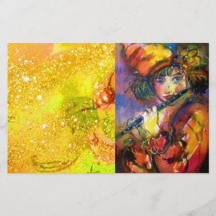 Papelería RETRATO FLUTISTA / Mascarada veneciana