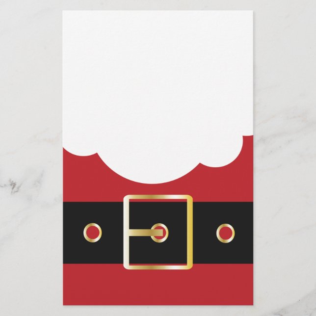 Papelería retro santa claus (Anverso)