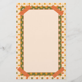 Papelería Retro Spring Hand Drawn Faux Washi Floral Mix