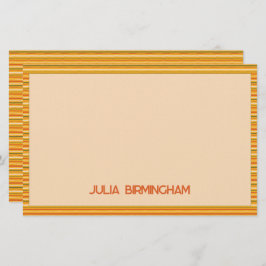 Papelería Retro Spring Hand Drawn Sunshine Striped