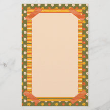 Retro Spring Mano Dibujada Falso Washi Floral Vert