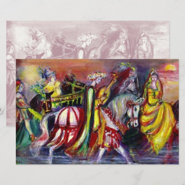 Papelería RIDERS IN THE NOCHE Fantasy (Anverso / Reverso)