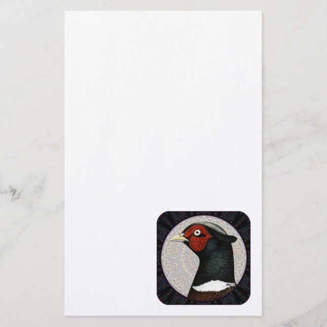 Papelería Ringneck Pheasant Circle (Anverso)