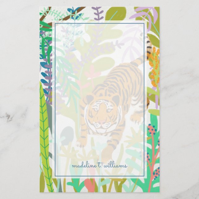 Papelería Roar jungla - Tigre (Anverso)