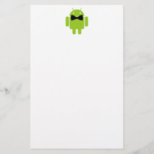 Papelería Robot Android Verde Aneumático Formal