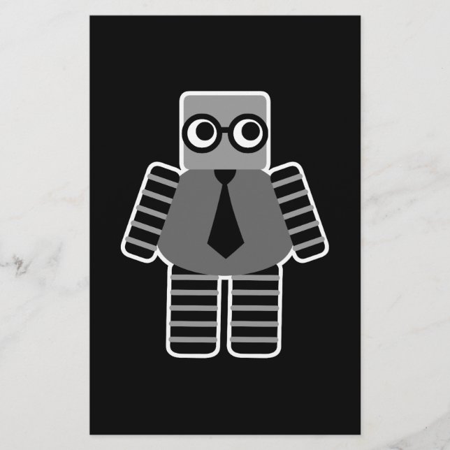 Papelería Robot inteligente (Anverso)