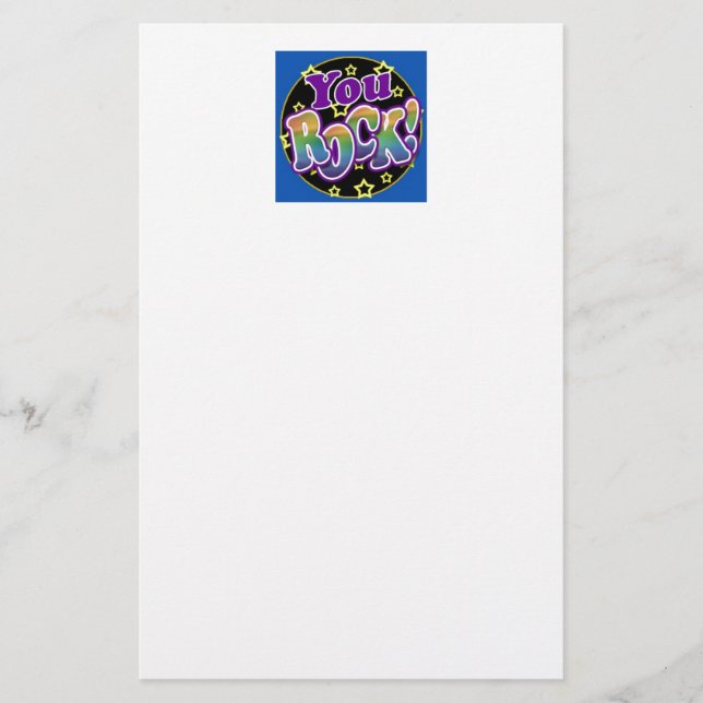 Papelería ¡Rocas! (Anverso)