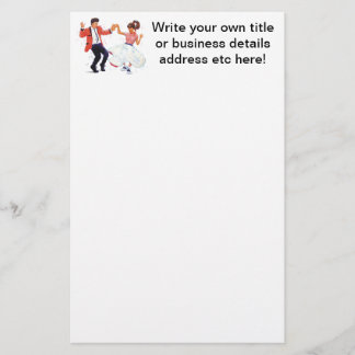 Papelería ¡Rock-and-roll! Nostalgia clásica de la danza de