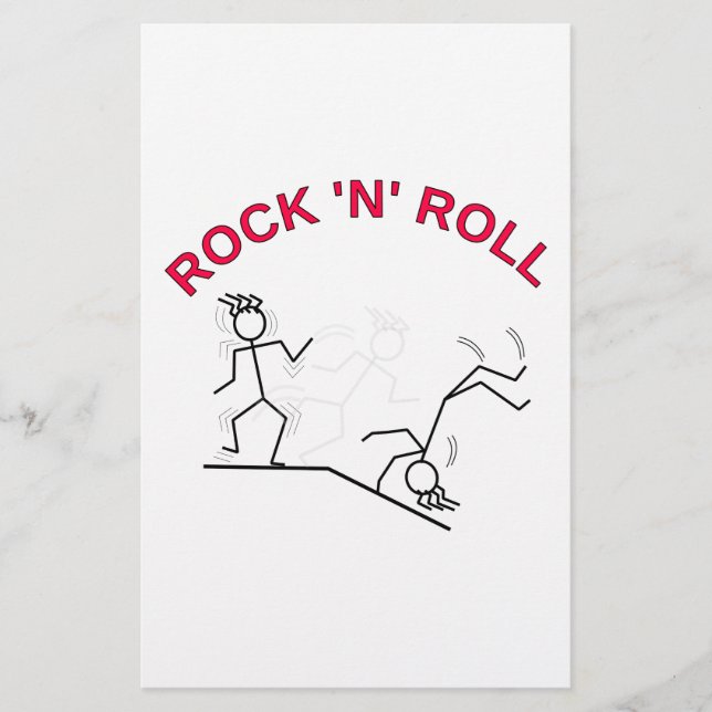 Papelería Rock 'N' Roll (Anverso)