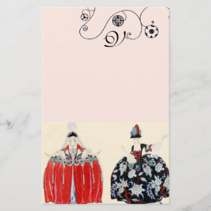 PAPELERÍA ROCOCO LADIA BELLEZA,FASHION COSTUME DECO MONOGRAM