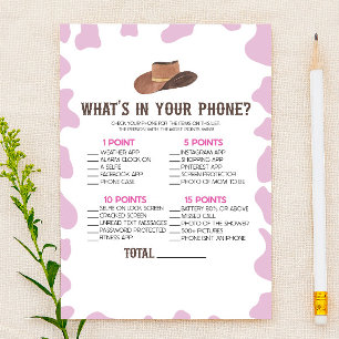 Papelería Rodeo de Cowgirl en tu juego de Baby Shower de tel