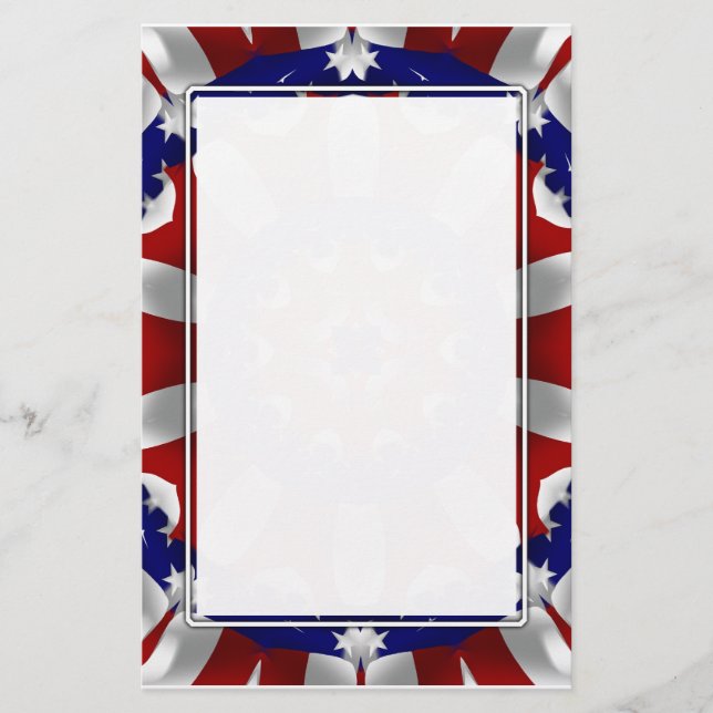 Papelería Rojo, Blanco y Azul (Anverso)