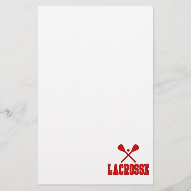 Papelería Rojo de LaCrosse (Anverso)