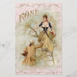 Papelería Romántico París Amantes del shabbychic rosa