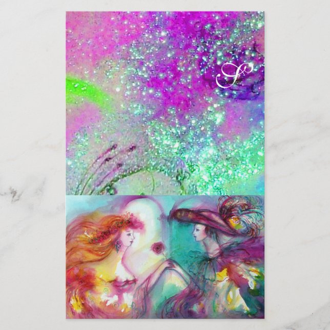 PAPELERÍA ROMEO Y JULIET, PURPLE RODILLAS VERDE AZULADAS DE  (Anverso)