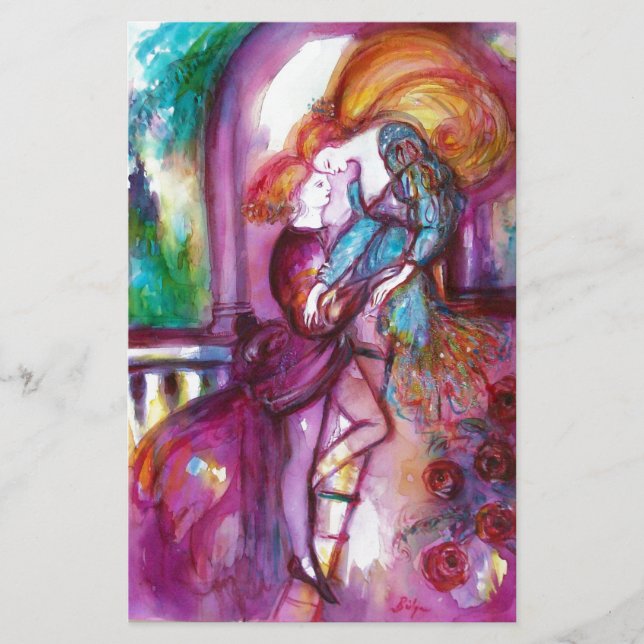 Papelería ROMEO Y JULIET Romántico Día de San Valentín (Anverso)