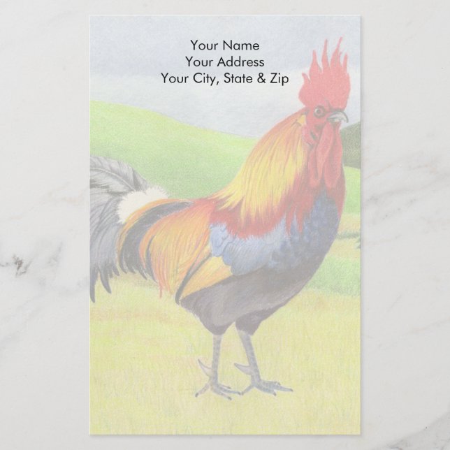 Papelería Rooster (Anverso)