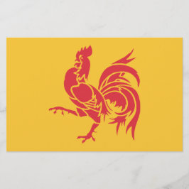 Papelería Rooster Rojo (Bandera de Valonia)