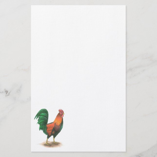 Papelería Rooster Stationery (Anverso)