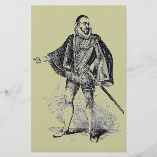 Papelería Ropa isabelina (Anverso)